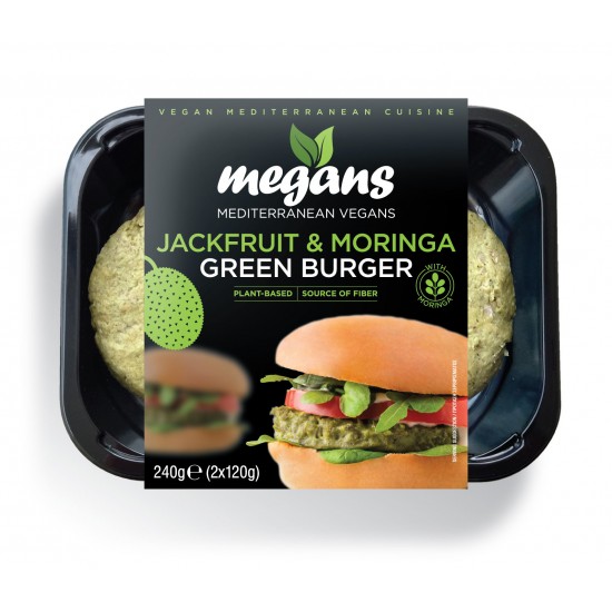 JACKFRUIT & MORINGA GREEN BURGER