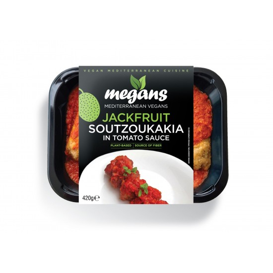 JACKFRUIT SOUTZOUKAKIA IN TOMATO SAUCE