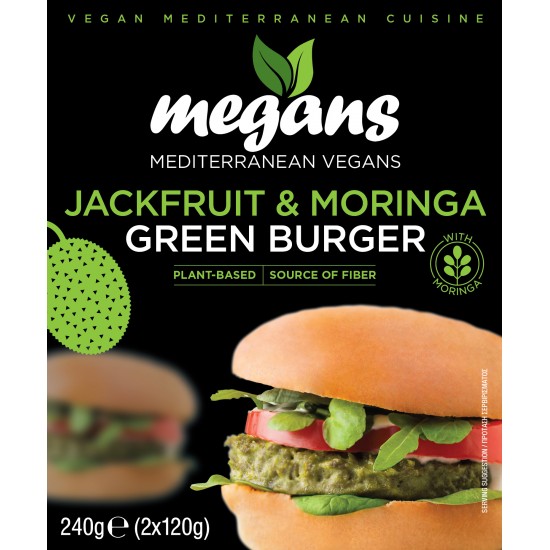 JACKFRUIT & MORINGA GREEN BURGER