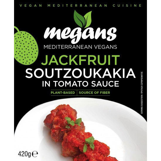 JACKFRUIT SOUTZOUKAKIA IN TOMATO SAUCE